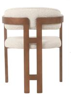 Japandi walnoot 4 stoelen, Ophalen of Verzenden, Zo goed als nieuw, Hout