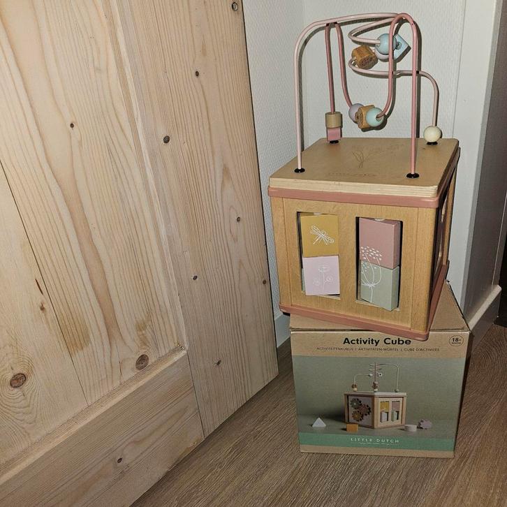 Little Dutch Activity Cube - Leerzaam en Leuk!, Kinderen en Baby's, Speelgoed | Educatief en Creatief, Zo goed als nieuw, Bouwen