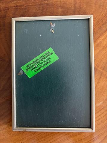Vintage fotolijstje Jyden PT01015, metalen rand, glas 11*15 beschikbaar voor biedingen