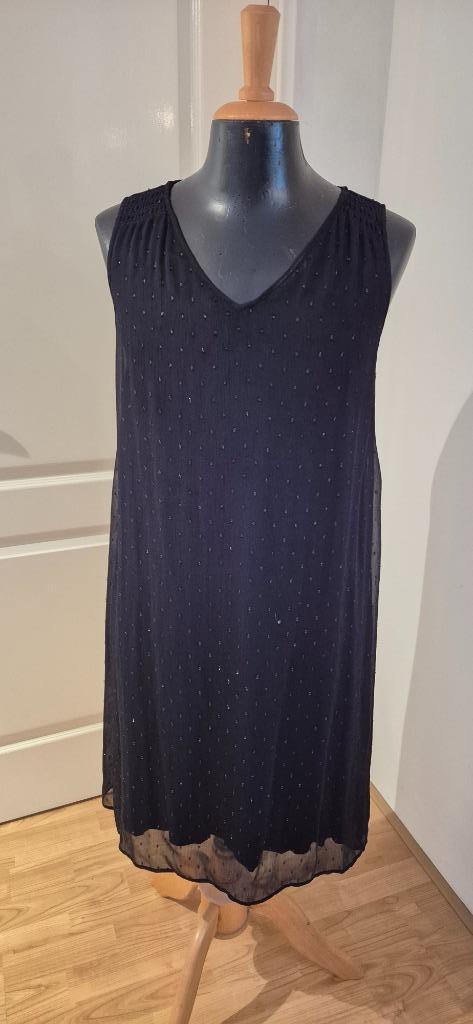 zomerse zwarte Jurk OPUS maat 40 NIEUWSTAAT, Kleding | Dames, Jurken, Zo goed als nieuw, Maat 38/40 (M), Zwart, Knielengte, Ophalen