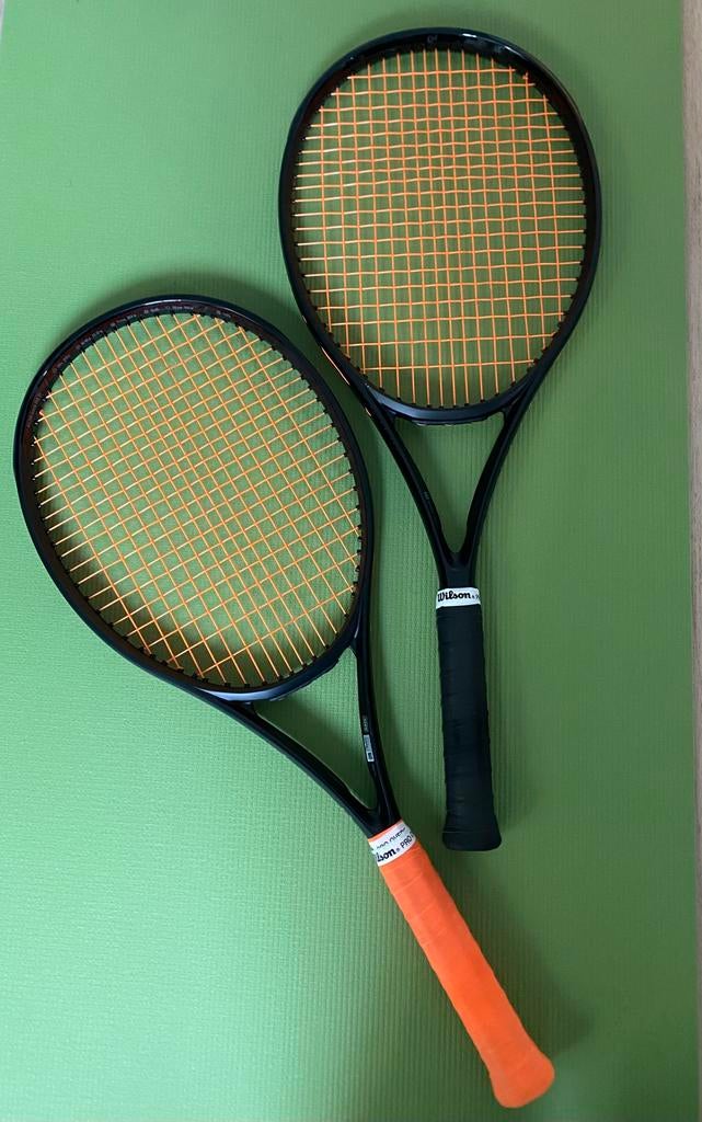 2 wilson clash pro 100 racket grip3 special edition, Sport en Fitness, Tennis, Zo goed als nieuw, Racket, Wilson, L3, Ophalen of Verzenden