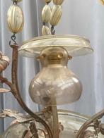 Oude Italiaanse Lamp - Uniek Design, Huis en Inrichting, Lampen | Hanglampen, Ophalen, Gebruikt, Vintage, Glas