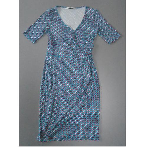 Steps zomerjurk mintblauw rood wit S/36 zelden gedragen!, Kleding | Dames, Jurken, Zo goed als nieuw, Maat 36 (S), Rood, Verzenden