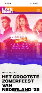 Live on the beach. 6 sept. Vip bij strandtent Aloha., Tickets en Kaartjes, Concerten | Pop, Twee personen, September