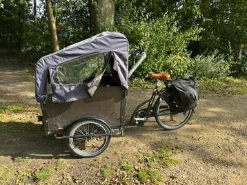 Elektrische Bakfiets met Huif beschikbaar voor biedingen
