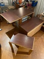 Compacte meubel set Eet-en salontafel audio/video meubel, Huis en Inrichting, Tafels | Eettafels, Gebruikt, Ophalen
