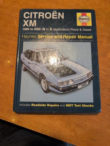 Haynes Reparatiehandleiding Citroën XM (1989-2000) beschikbaar voor biedingen
