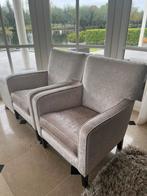 Gorinchem: 2x Belgano fauteuil stoel + 2x poef dierenprint, Huis en Inrichting, Fauteuils, Ophalen, Zo goed als nieuw, 75 tot 100 cm