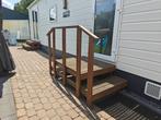 Houten trap stacaravan/chalet, Ophalen, Zo goed als nieuw