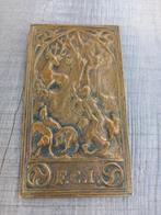 Bronzen jachttarfereel Gemerkt F.C.I, Antiek en Kunst, Ophalen of Verzenden
