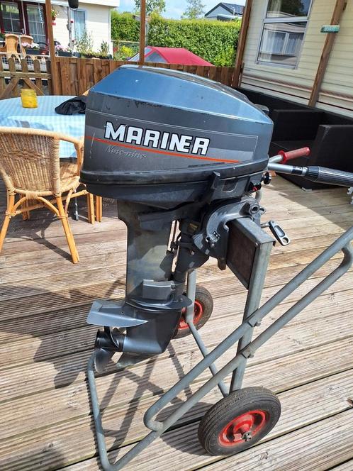 Mariner 9.9 pk 2 takt, Watersport en Boten, Buiten- en Binnenboordmotoren, Gebruikt, Benzine, Buitenboordmotor, 5 tot 10 pk, Ophalen