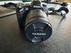Nikon D70 met lens 28-300, Gebruikt, Spiegelreflex, 6 Megapixel, Ophalen of Verzenden
