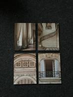 4x muurdecoratie foto op plaat, Ophalen, Minder dan 50 cm, Nieuw, Print