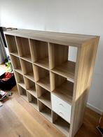 Ikea kallax kast 147x147 cm, Ophalen, 100 tot 150 cm, 100 tot 150 cm, Eikenhout