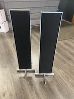 Loewe Reference ID Speakers + Poten, Zo goed als nieuw, 60 tot 120 watt, Front, Rear of Stereo speakers, Ophalen