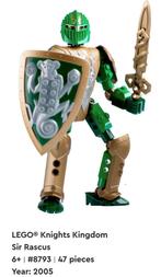 Lego Bionicle Knight's Kingdom Sir Rascus #8793, Ophalen of Verzenden