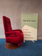 Sta op relax fauteuil Meubelzorg als nieuw velours stof, Huis en Inrichting, Fauteuils, Ophalen of Verzenden, Zo goed als nieuw