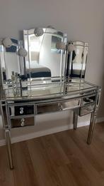 Kaptafel van gehard spiegelglas, Ophalen of Verzenden, Gebruikt, 50 tot 100 cm, Minder dan 100 cm
