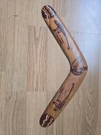 Vintage Boemerang met Aboriginal Kunst, Ophalen of Verzenden