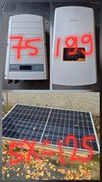Solis 8K en Solar Edge 7K omvormer & 5 Autarco 375wp panelen, Ophalen, Zo goed als nieuw, Overige typen