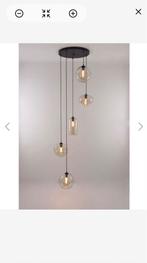 Nieuwe vide lamp met 5 glazen lampen, Ophalen, Nieuw, Glas, 75 cm of meer