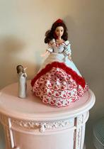 Barbiepop (nieuw) in een prachtige gehaakte prinsessenjurk, Barbiepop, Overige typen, Nieuw, Ophalen of Verzenden