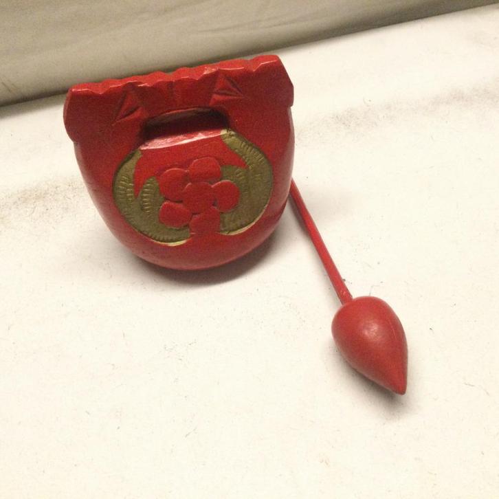 Temple Block, woodblock, apekop, hand percussie, Muziek en Instrumenten, Percussie, Zo goed als nieuw, Melodische percussie, Ophalen of Verzenden