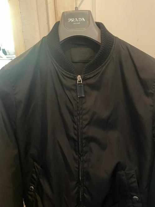 Originele Prada Bomber Jack, Kleding | Heren, Jassen | Winter, Zo goed als nieuw, Maat 46 (S) of kleiner, Zwart, Ophalen of Verzenden