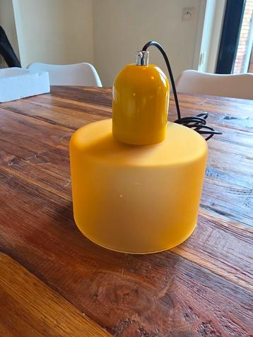 3x BAUHAUS stijl glazen hanglampjes nieuw in doos