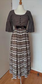 Vintage jurk 70s mt S 36-38 California, Ophalen of Verzenden, Zo goed als nieuw, Maat 36 (S)