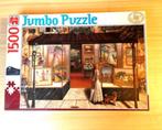 Jumbo puzzel 1500 stukjes, Ophalen of Verzenden, 500 t/m 1500 stukjes, Zo goed als nieuw, Legpuzzel