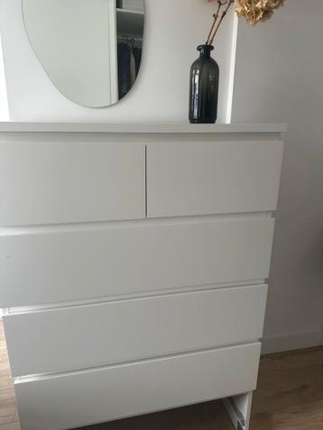 IKEA MALM, Chest of 6 drawers, white, 80x123 cm - afbeelding 5