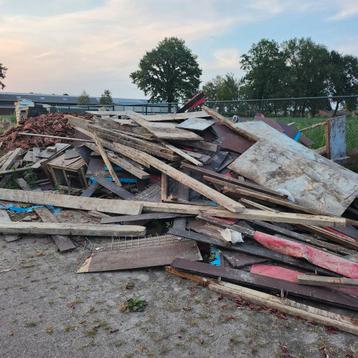 Sloophout / brandhout beschikbaar voor biedingen