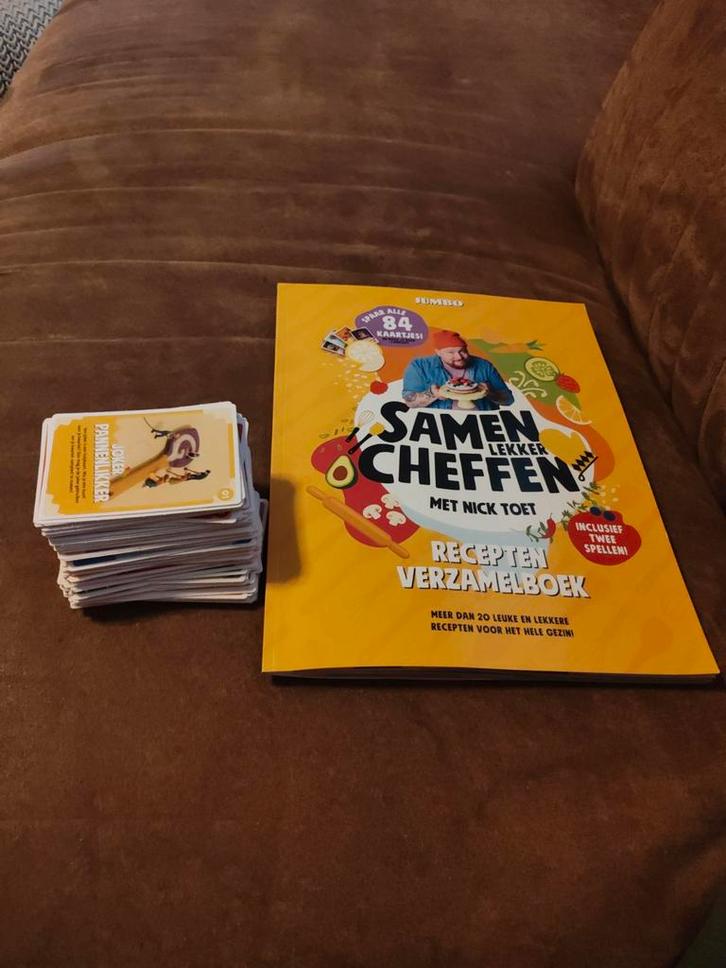 Jumbo - Samen lekker cheffen met Nick Toet, Hobby en Vrije tijd, Spaarzegeltjes, Zegels, Bonnen of Punten, Winkel, Super of Benzinepomp