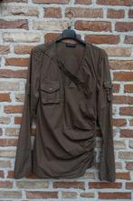 bijzondere bruine blouse van IKKS mt 36, Kleding | Dames, Blouses en Tunieken, Ophalen of Verzenden, Zo goed als nieuw, Maat 36 (S)