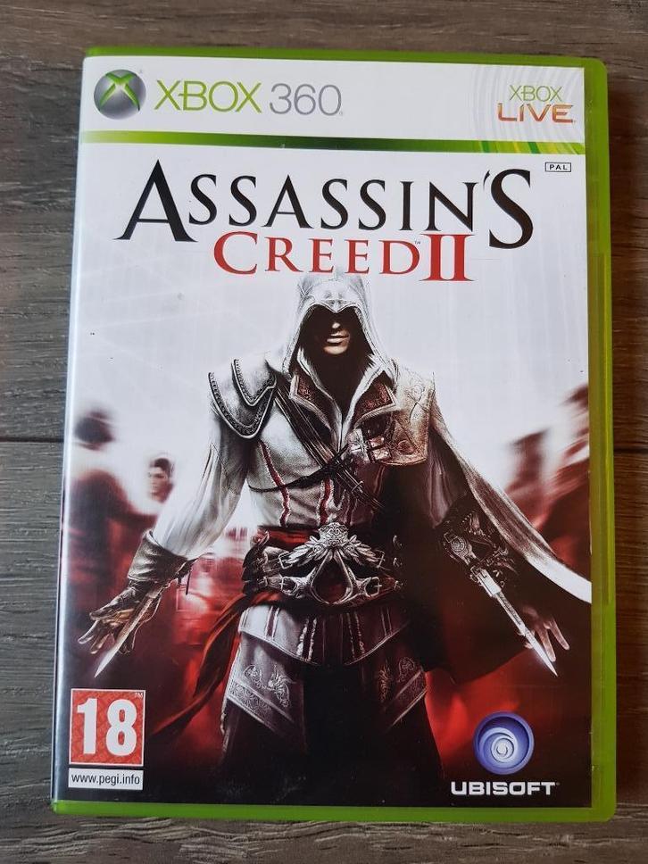 (W) XBox 360 : Assassin's Creed II, Spelcomputers en Games, Games | Xbox 360, Zo goed als nieuw, Avontuur en Actie, 1 speler, Vanaf 18 jaar