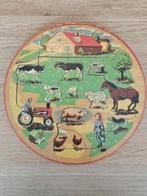 Authentieke houten kinderlegpuzzel boerderij-ca 1945-1955, Ophalen of Verzenden