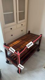 Vintage side table, Ophalen, 50 tot 100 cm, Rond, Zo goed als nieuw