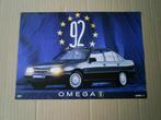 Opel Omega 92 1992 2 pag., Boeken, Opel, Zo goed als nieuw, Verzenden