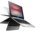 ASUS Flip c101 10inch touchscreen chromebook laptop kleine, Computers en Software, Chromebooks, 4 GB of minder, Qwerty, Touchscreen