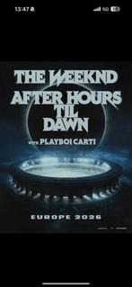 The Weeknd x Carti 17 juli 1e ring 2X premium zitplaatsen!, Tickets en Kaartjes, Twee personen
