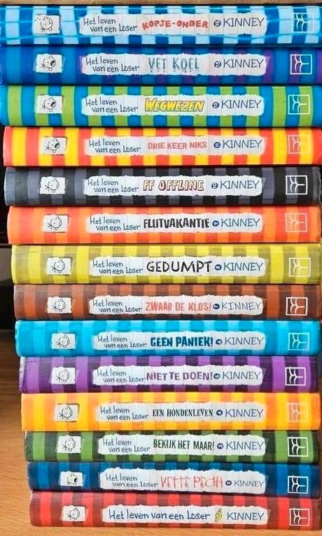 Het leven van een loser 1 tm 15 - mogen ook los (Kinney), Boeken, Kinderboeken | Jeugd | 10 tot 12 jaar, Zo goed als nieuw, Ophalen of Verzenden