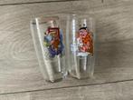 Vintage Flintstones Drink Glazen / Glas - The Flintstones, Ophalen of Verzenden, Kuifje, Zo goed als nieuw, Gebruiksvoorwerp