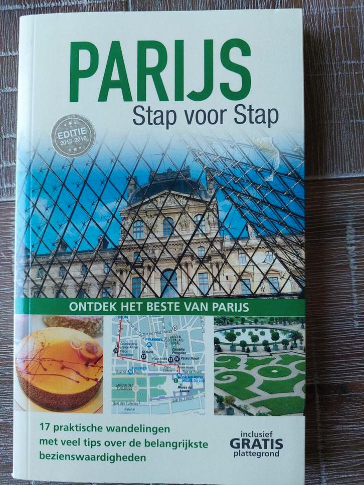 Parijs Stap voor Stap - Reisgids, Boeken, Reisgidsen, Gelezen, Reisgids of -boek, Europa, Overige merken, Budget, Ophalen of Verzenden