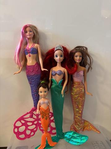 Leuke set Zeemeermin Barbies beschikbaar voor biedingen