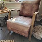 Lederen stoel, Huis en Inrichting, Fauteuils, Ophalen, Stoer, 50 tot 75 cm, Leer