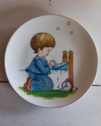 Wandbordje met biddend jongetje, Ophalen of Verzenden