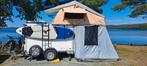 Mini caravan met daktent / kampeer aanhanger, Particulier, Reservewiel