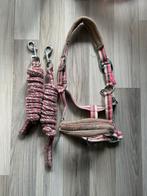 Halster roze/bruin maat pony, Dieren en Toebehoren, Paarden en Pony's | Hoofdstellen en Tuigage, Ophalen of Verzenden, Gebruikt