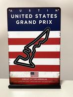 Formule 1 Austin Amerika metalen wandbord (Old Look), Ophalen of Verzenden, Nieuw, Formule 1